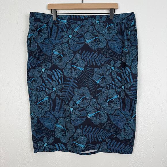 RipSkirt Hawaii Length 3 Pocket Skirt in Maui Moonlight Size XXL - Picture 1 of 4